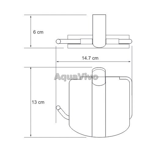 Держатель туалетной бумаги WasserKRAFT Berkel K-6825, цвет хром