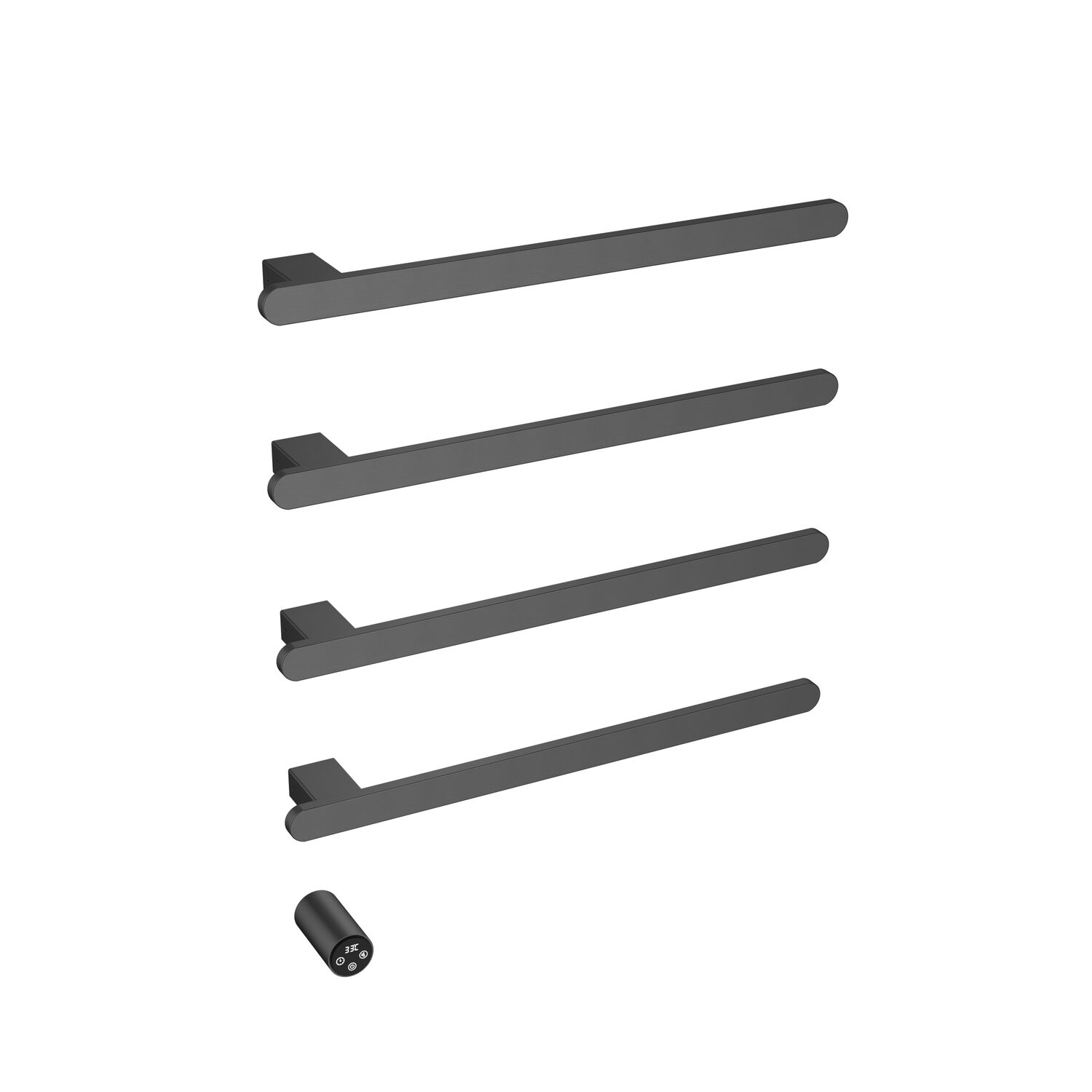 Полотенцесушитель Vincea VTD-2H2GM 52x62 электрический, цвет вороненая сталь