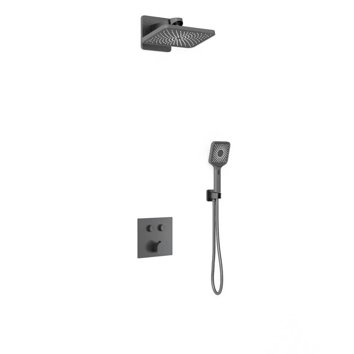 Душевой комплект Vincea VSFW-421I4GM, встраиваемый, цвет вороненая сталь
