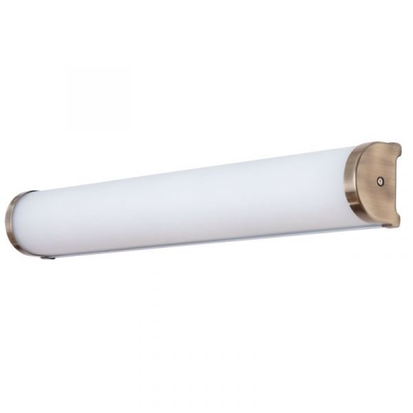 Настенный светильник Arte Lamp Aqua-Bara A5210AP-4AB, арматура хром, плафон стекло белое, 55х9 см