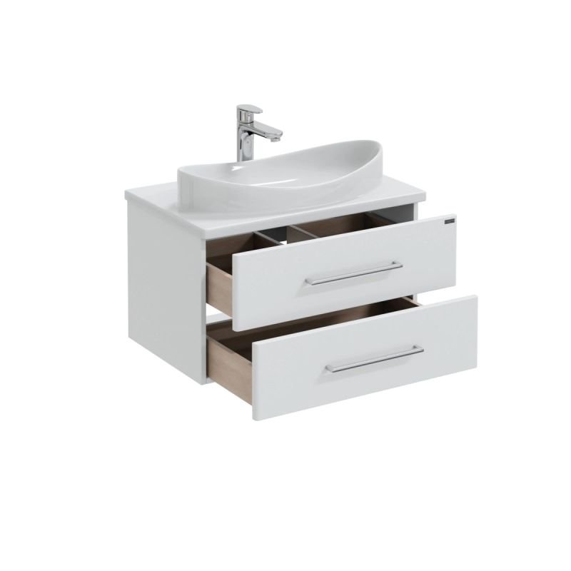 Тумба под раковину Санта Вегас 70 подвесная, цвет белый - фото 1