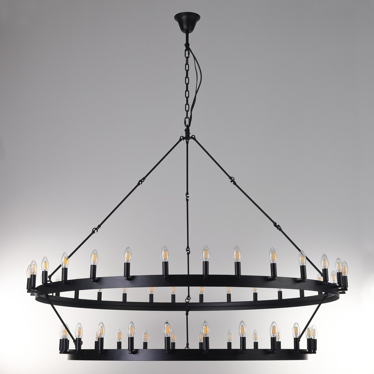 Подвесная люстра Citilux Смитсон CL470254, арматура черная - фото 1