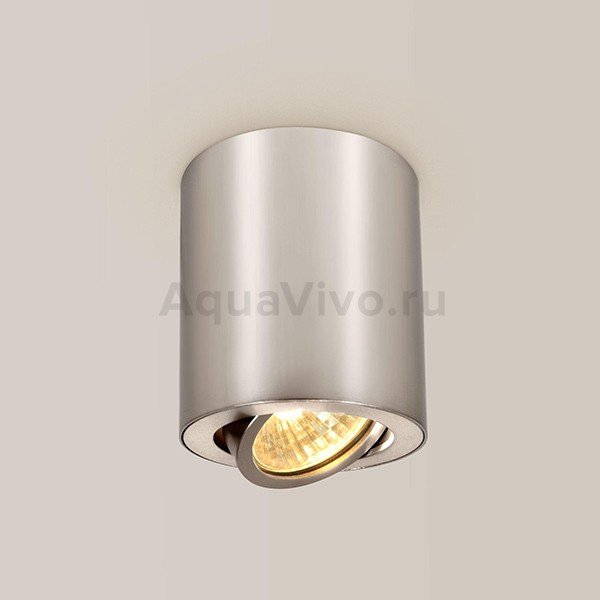 Точечный светильник Citilux Дюрен CL538110, арматура хром, плафон металл серебро, 8х8 см