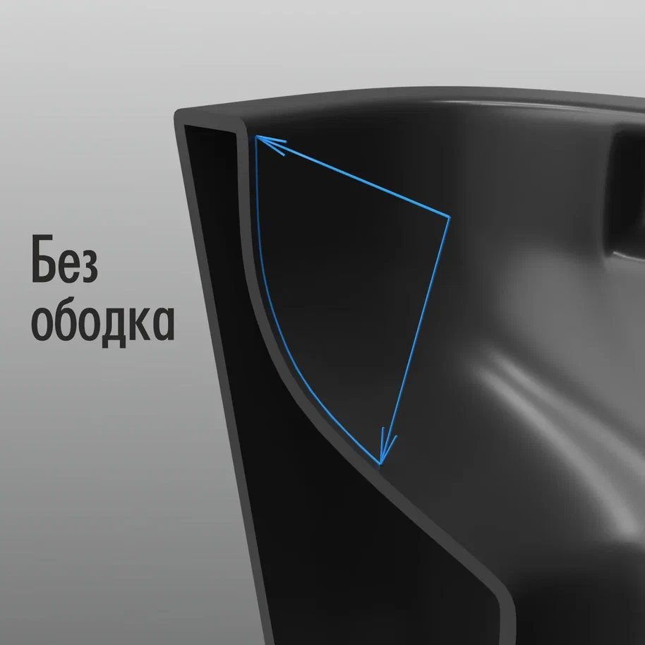 Комплект: Инсталляция Grohe 38721001 кнопка хром+Verna T JK0711055MB черный унитаз, смыв торнадо