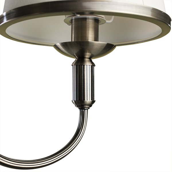 Бра Arte Lamp Alice A3579AP-1AB, арматура бронза, плафон ткань бежевая, 18х21 см