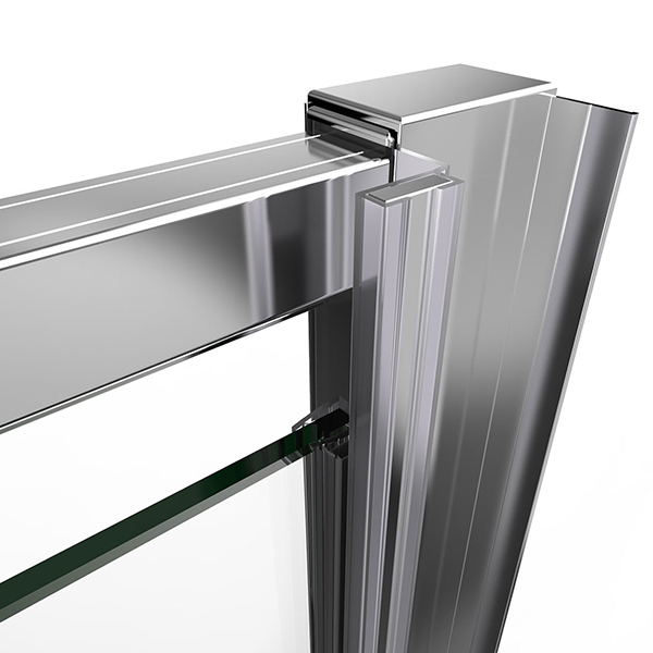 Душевая дверь Vincea Intra VDP-1I 90 / 100x190, стекло прозрачное, профиль хром