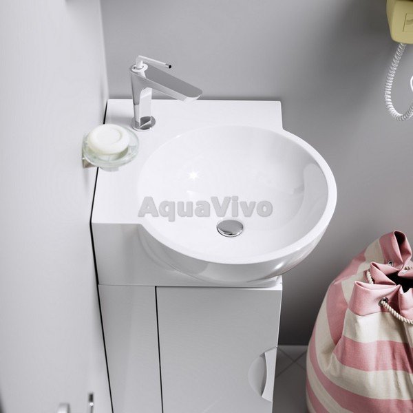 Мебель для ванной Aqwella Рио 45 угловая, цвет белый - фото 1