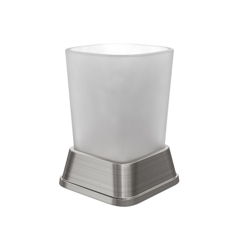 Стакан WasserKRAFT Amper K-5428NICKEL, настольный, цвет никель