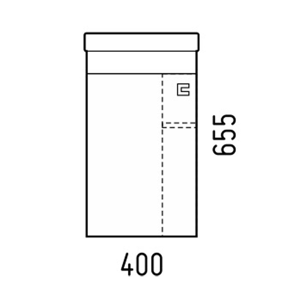 Тумба под раковину Corozo Комо 40, цвет белый - фото 1
