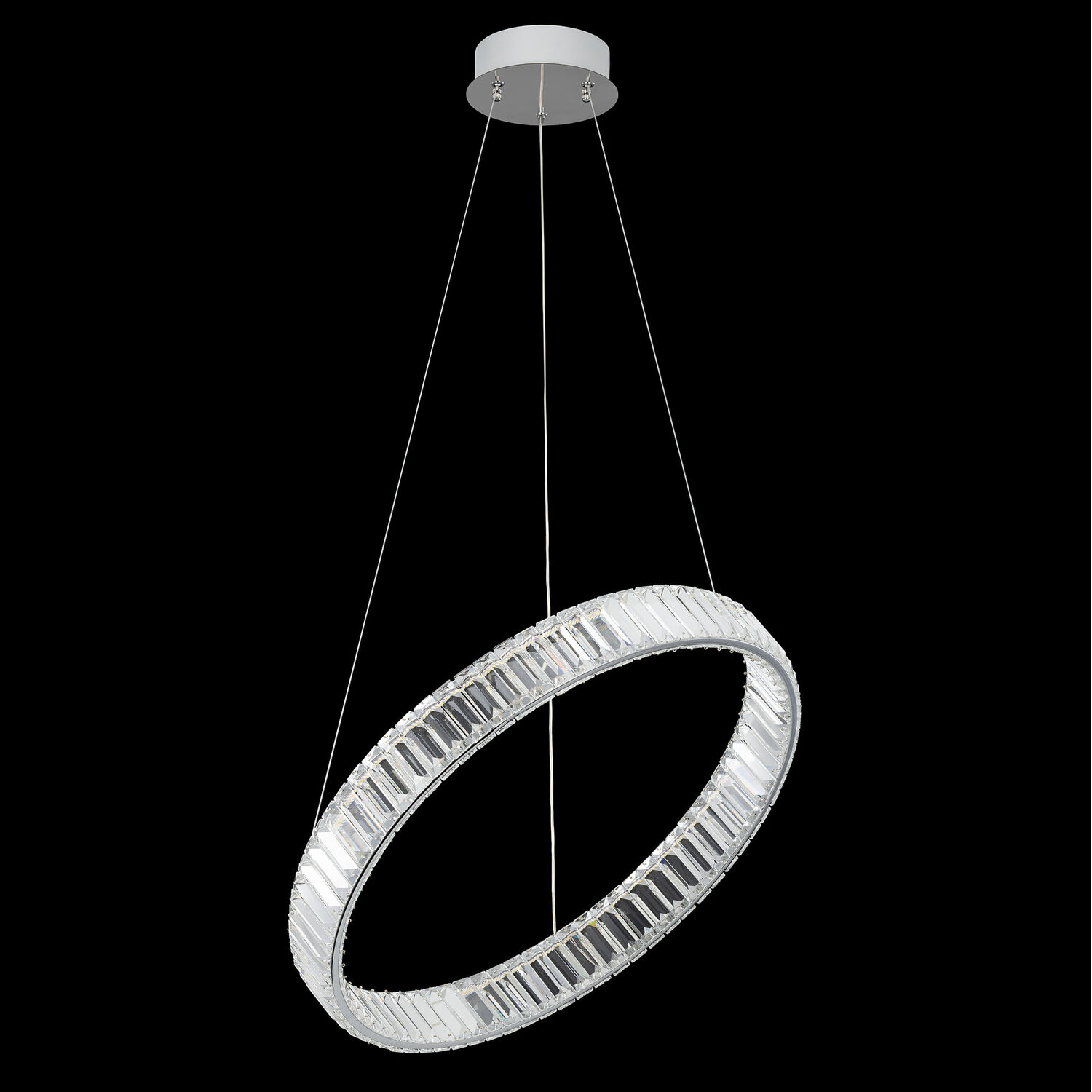 Подвесная люстра Citilux Чезаре CL338161, арматура хром - фото 1