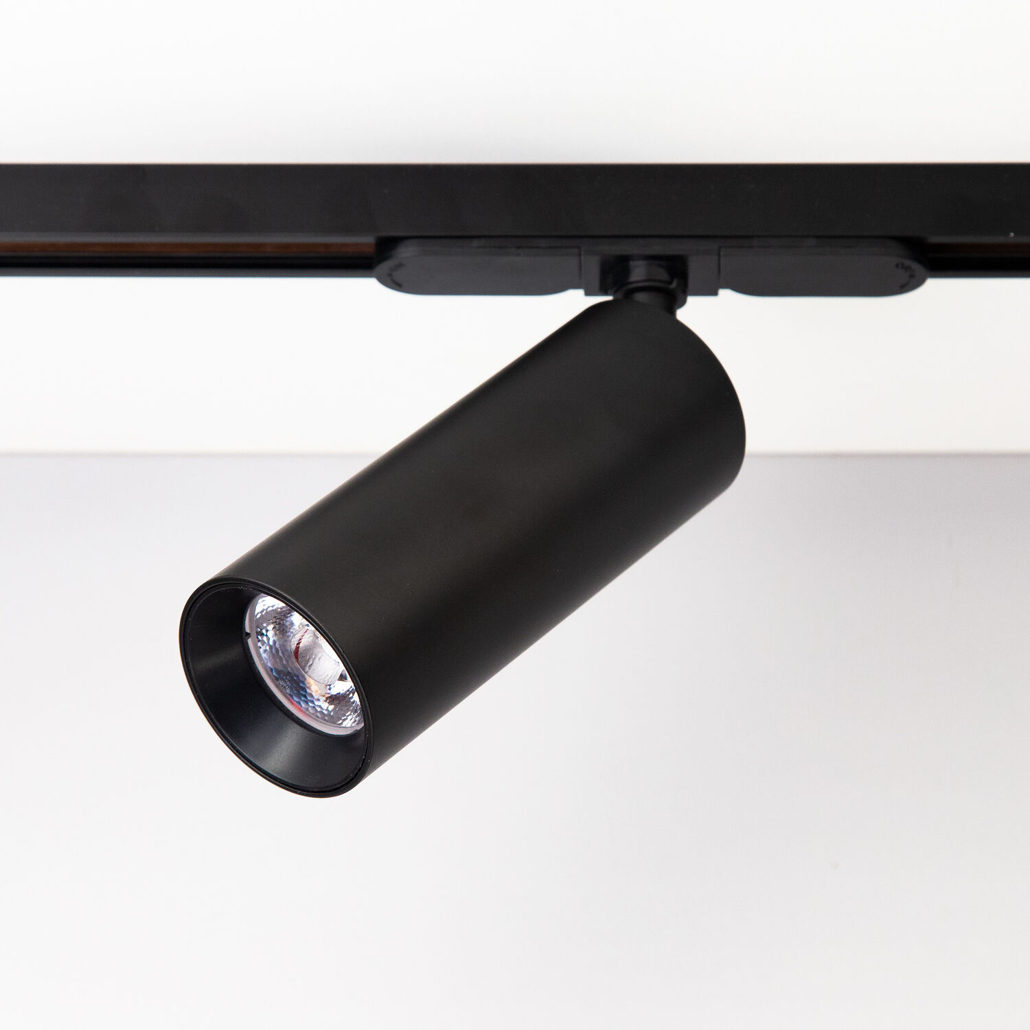 Трековый светильник Citilux Тубус CL01T121N, арматура черная, плафоны металл прозрачный - фото 1
