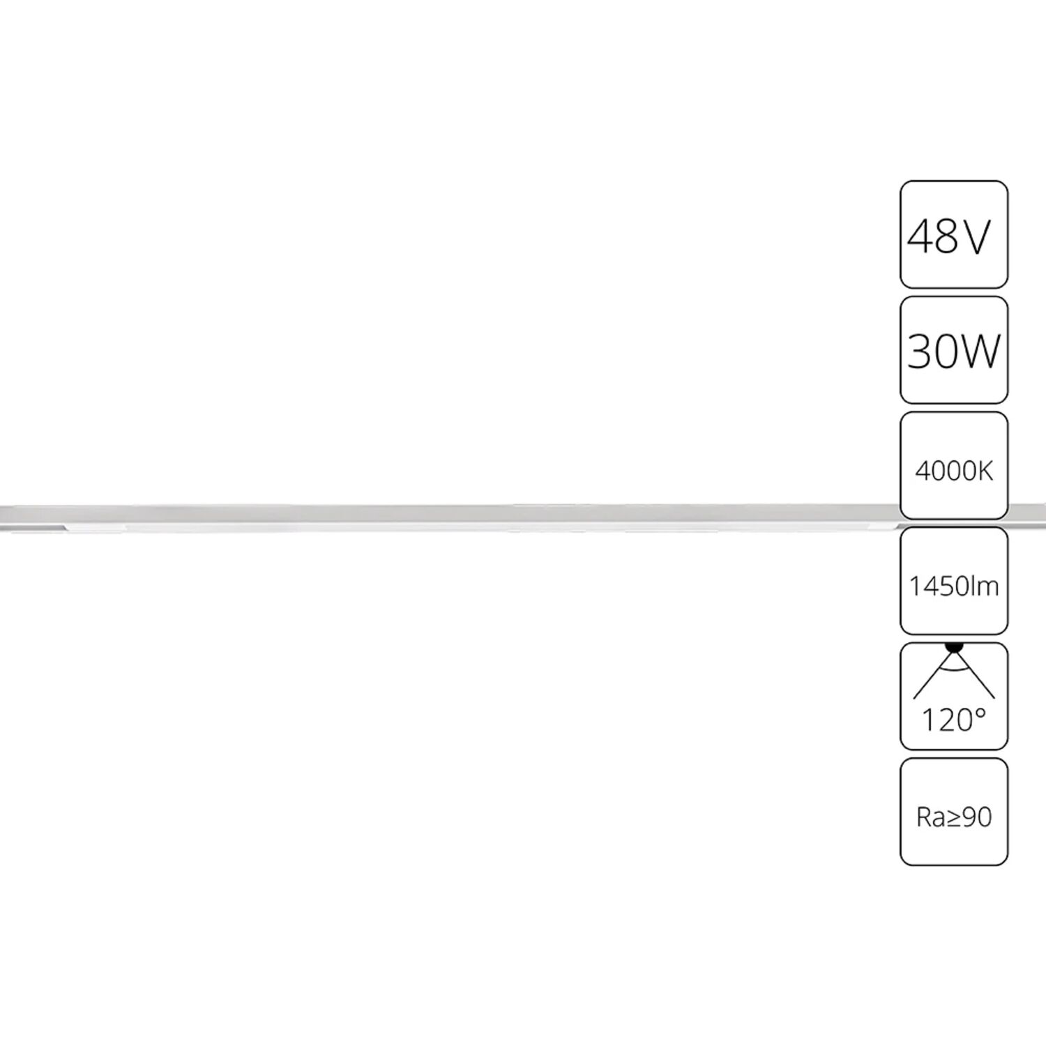 Магнитный трековый светильник Arte Lamp Optima A7265PL-1WH, арматура белый 