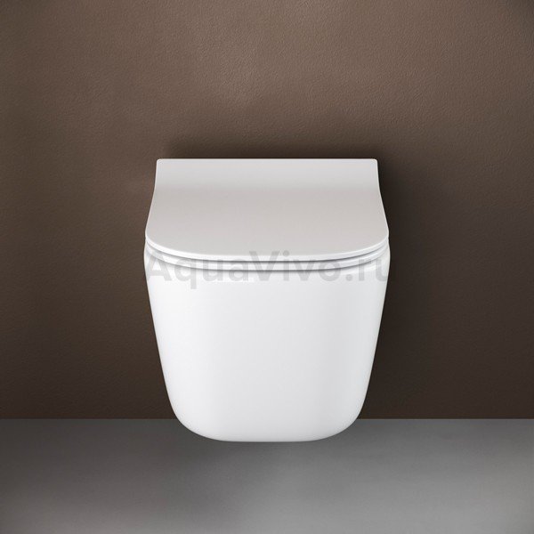 Унитаз Ceramica Nova New Day CN3005 подвесной, безободковый, с сиденьем микролифт