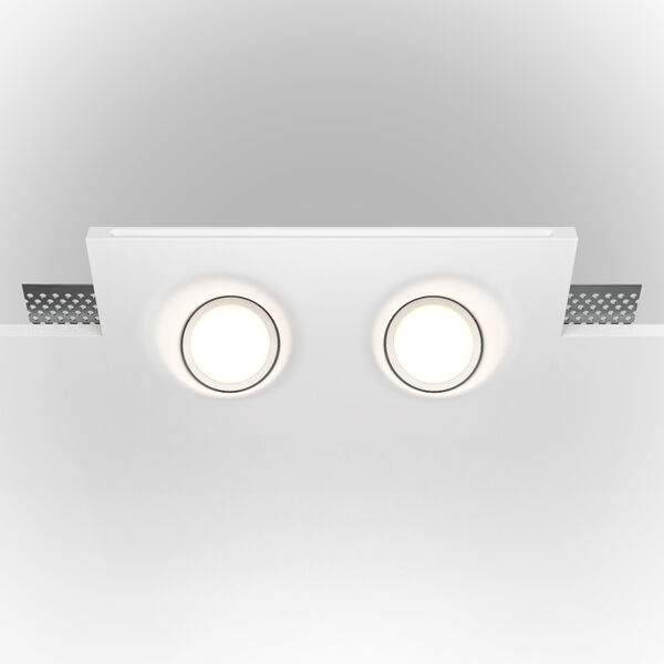 Точечный светильник Maytoni Technicali Gyps Modern DL002-1-02-W, арматура белая