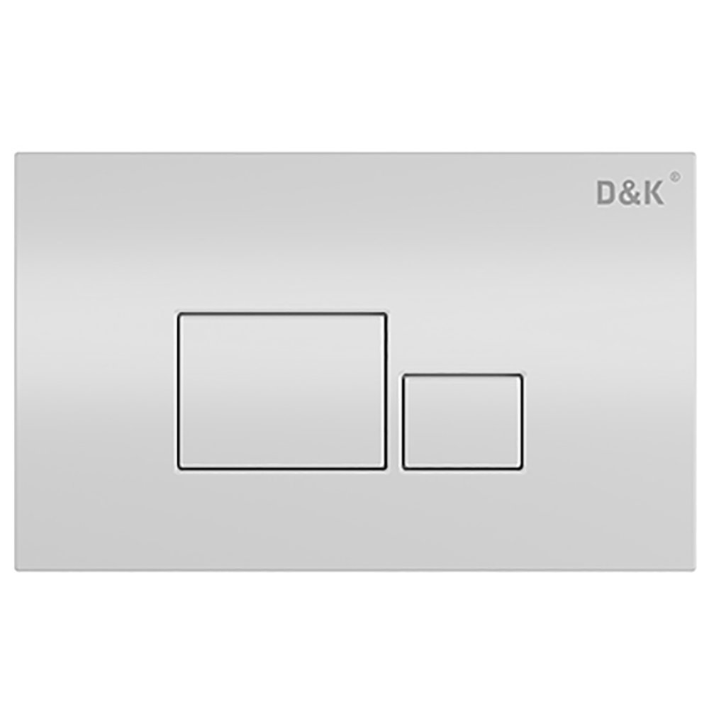 Комплект D&K DS1511602 подвесного унитаза Quadro с сиденьем микролифт и инсталляции с белой кнопкой смыва
