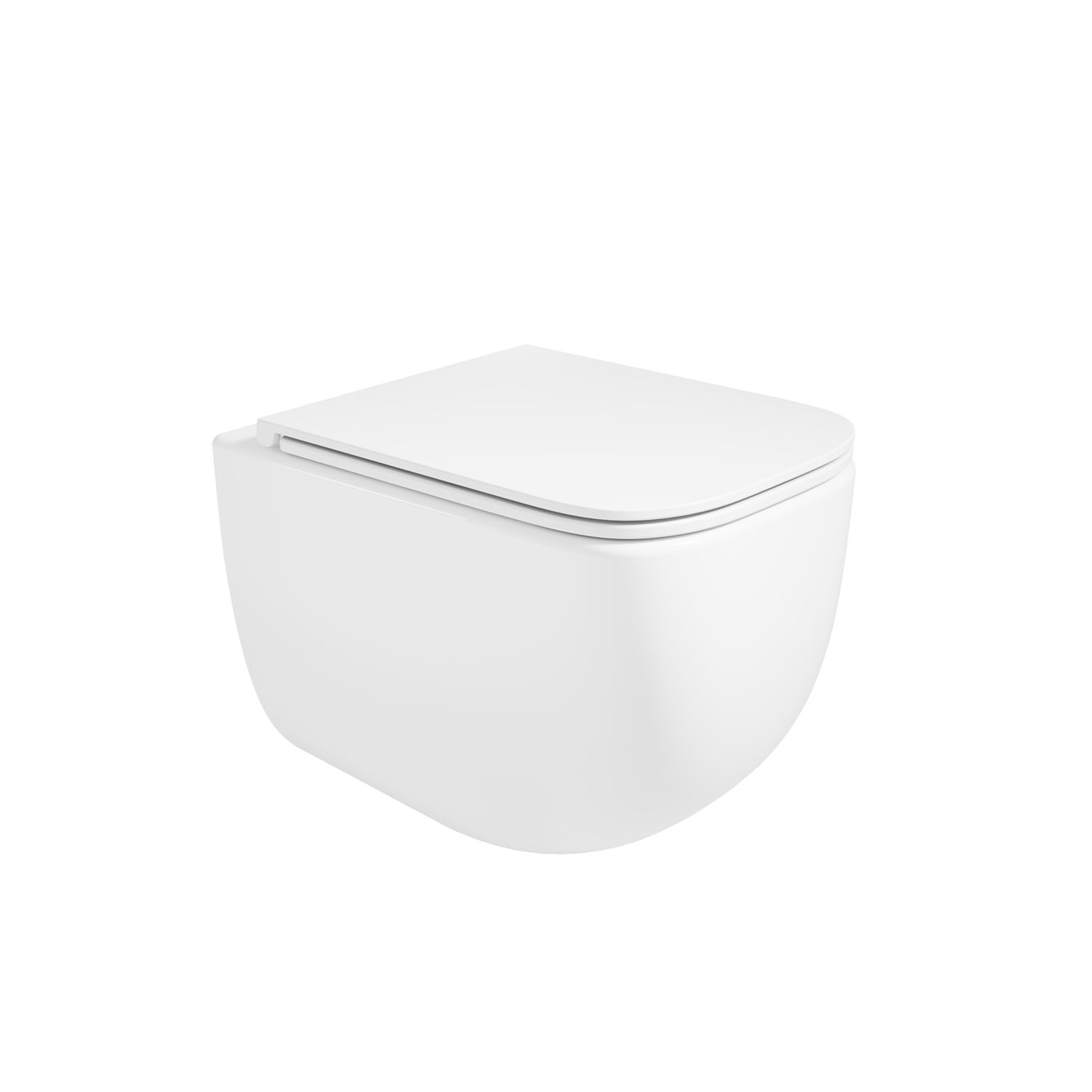 Унитаз Vincea Era VT1-58TFS подвесной, безободковый, смыв Торнадо, с сиденьем микролифт, цвет белый