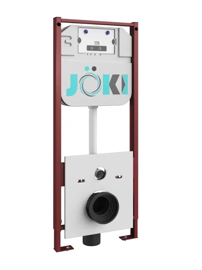 Комплект: Инсталляция JK45045+Кнопка JK204546 сталь+Stella XL T JK0011011 белый унитаз, смыв торнадо - фото 1