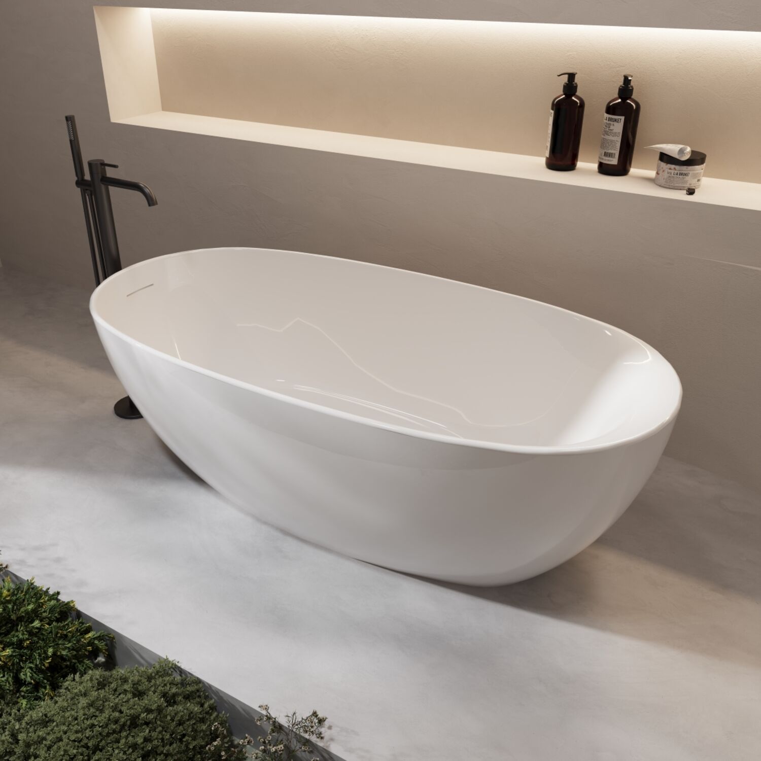 Ванна Vincea VBT-601-1600 160x80 акриловая, цвет белый - фото 1