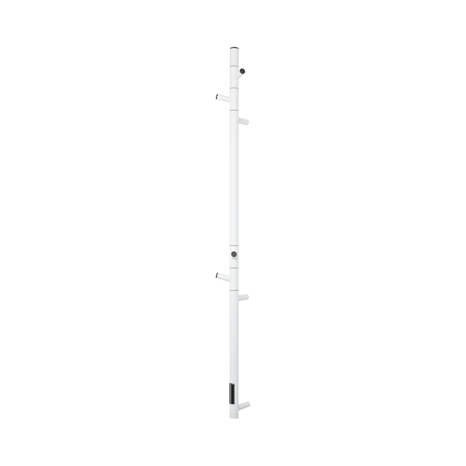 Полотенцесушитель Vincea VTD-1DWE 15х140 электрический, с крючками, цвет белый