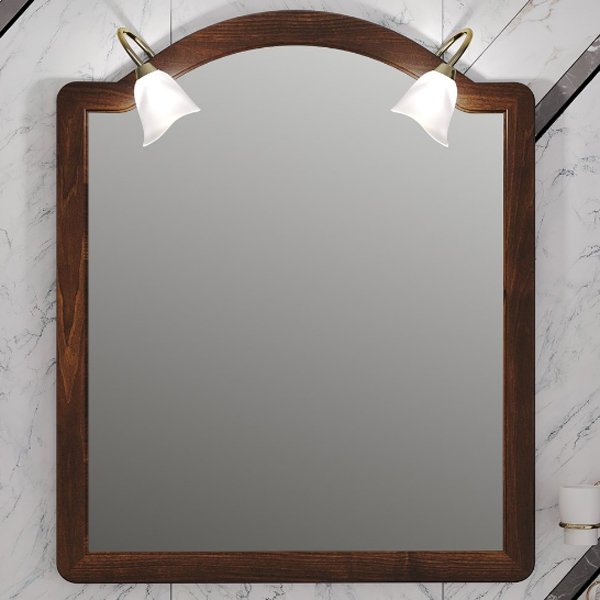 Зеркало Опадирис Виктория 90x110, цвет светлый орех - фото 1