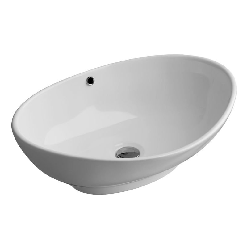 Раковина Grossman GR-3022 накладная, 59x38 см, цвет белый