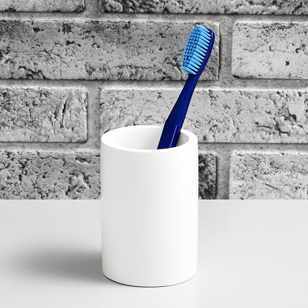 Стакан WasserKRAFT Berkel K-4928 для зубных щеток, цвет белый - фото 1