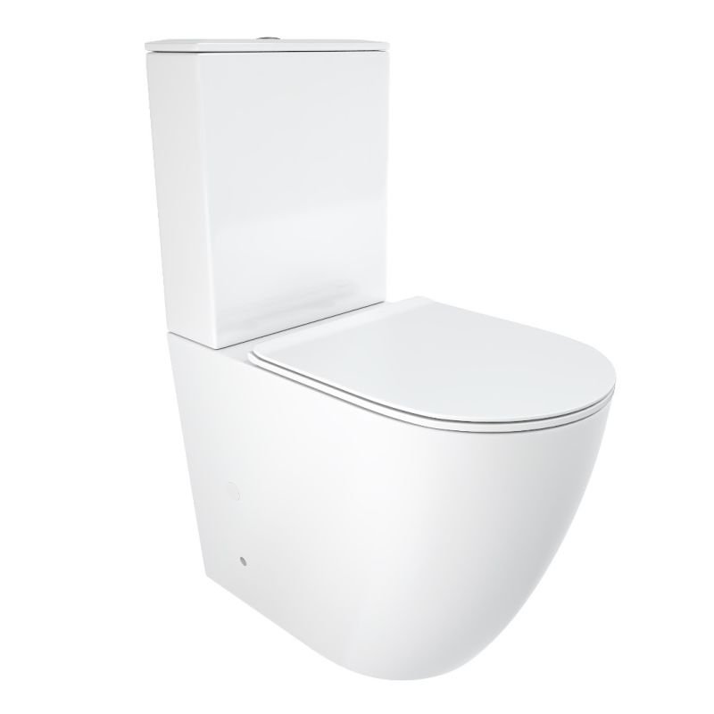 Унитаз-компакт CeruttiSPA Bella CT8709 напольный, безободковый, с сиденьем микролифт, цвет белый