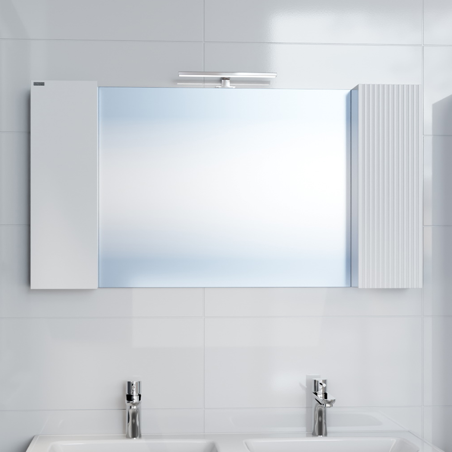 Мебель для ванной Санта Вега 120, цвет белый