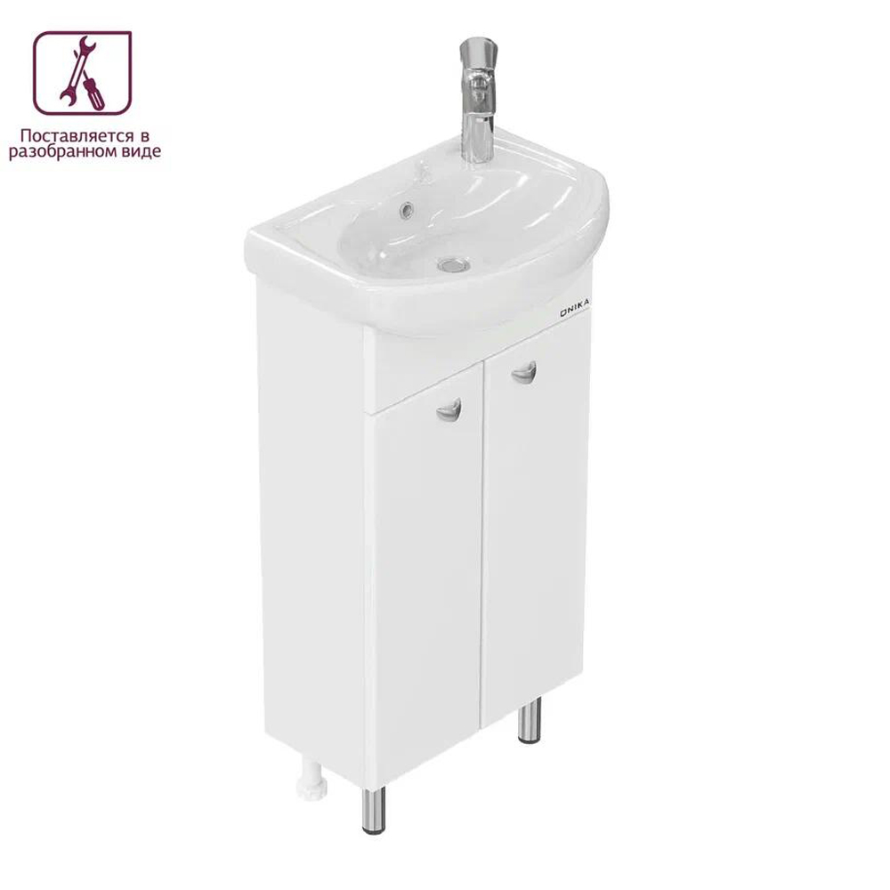Тумба под раковину Оника Азов 40, цвет белый - фото 1