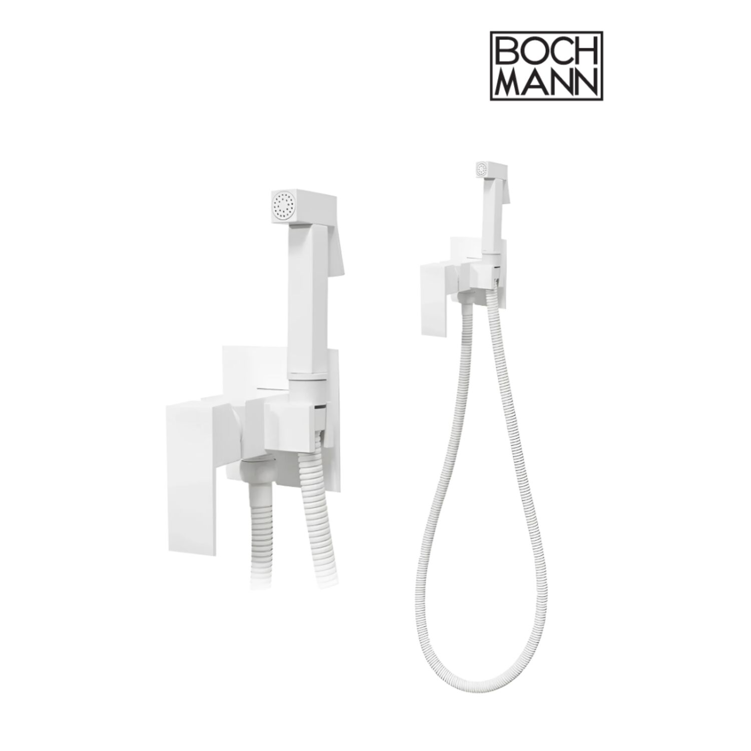 Гигиенический душ Boch Mann Resia W CK-P11W BM10415, со встраиваемым смесителем, цвет белый