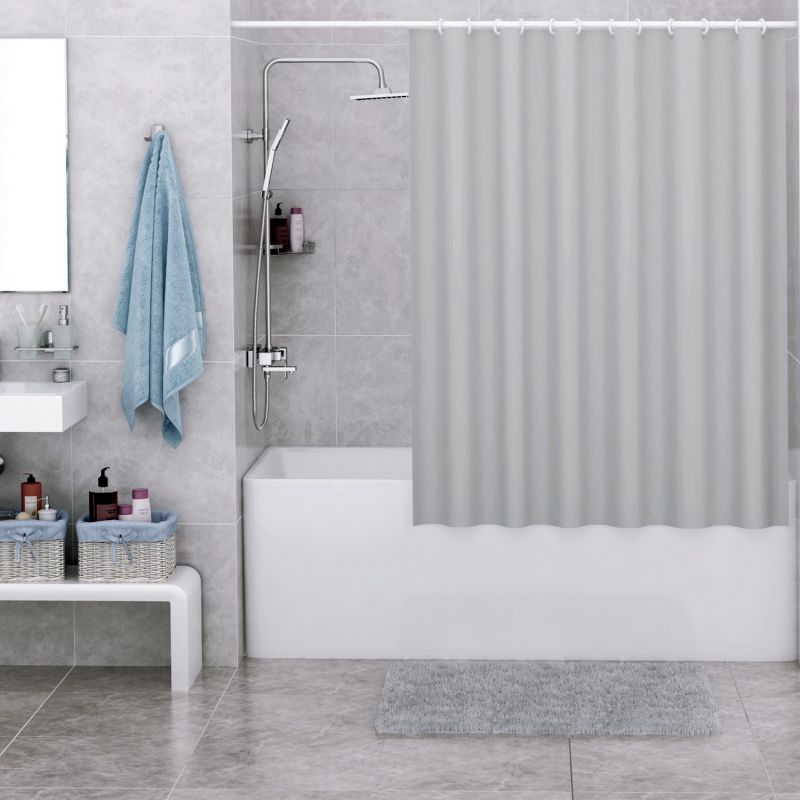 Штора для ванной WasserKRAFT Oder SC-30503, 240x200, цвет серый