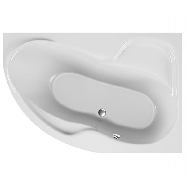 Акриловая ванна Relisan Adara R 170х100, правая, без каркаса и экранов, цвет белый