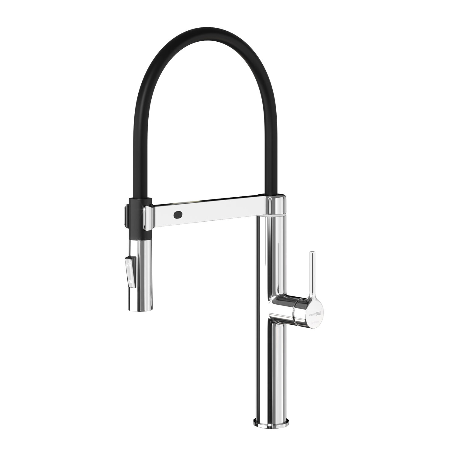 Смеситель WasserKRAFT A8817 для кухни, с гибким изливом, сенсорный, цвет хром / черный