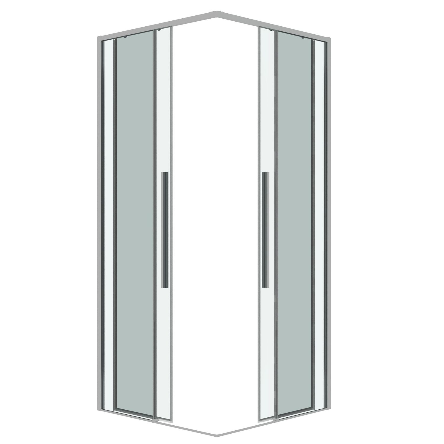 Душевой уголок Grossman Galaxy 300.K33.01.9090.10.00 90х90, стекло прозрачное, профиль хром