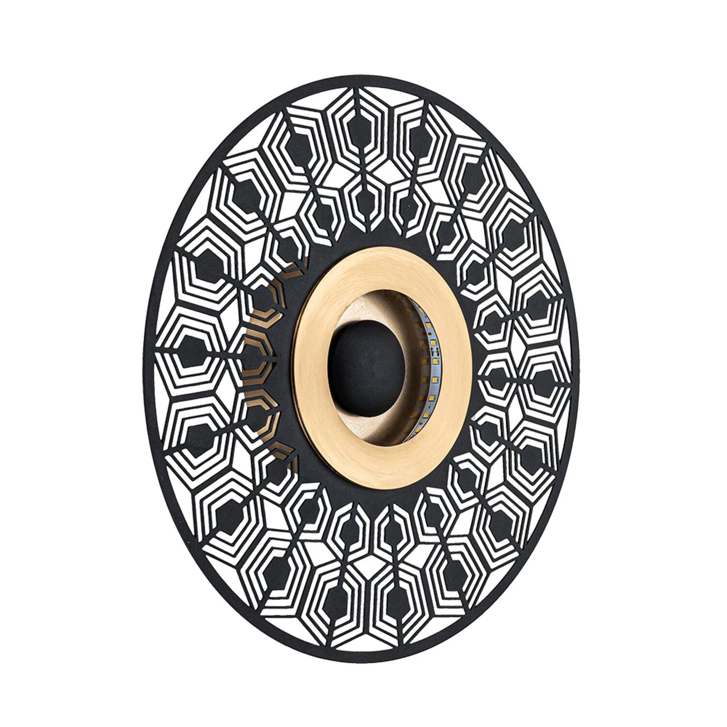 Декоративная подсветка Arte Lamp Biscotto A2644AP-1GO, арматура золото, плафон акрил 