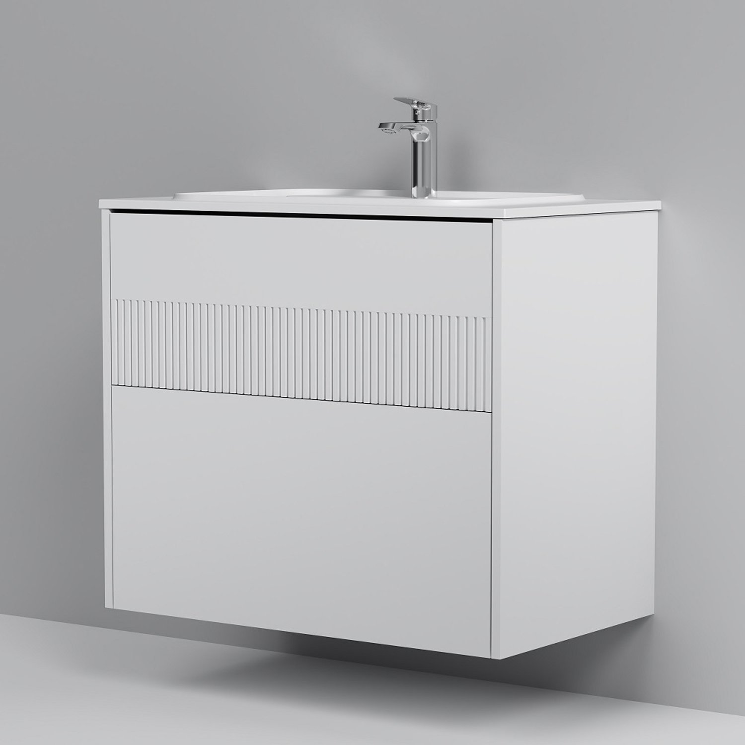 Тумба под раковину AM.PM Func 80, цвет белый матовый