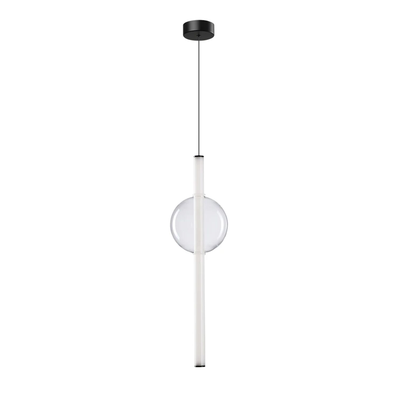 Подвесной светильник Arte Lamp Rigla A6839SP-12CL, арматура черная, плафон стекло прозрачное