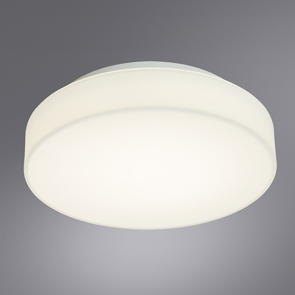 Потолочный светильник Arte Lamp Aqua-Tablet Led A6818PL-1WH, арматура белая, плафон стекло белое, 22х22 см - фото 1
