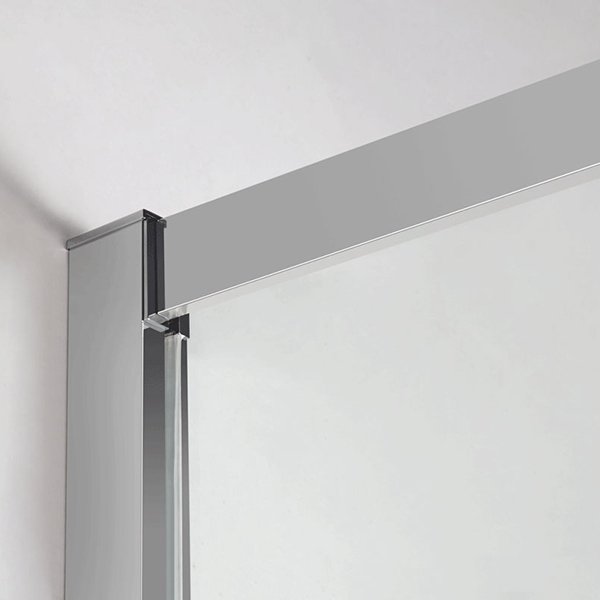 Душевой уголок Vincea Scala VSQ-2SC 100x100, стекло прозрачное, профиль хром
