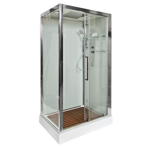 Душевая кабина Deto Z120 Kerava 120x90, стекло прозрачное, профиль хром глянцевый, с сенсорным управлением, с крышей - фото 1