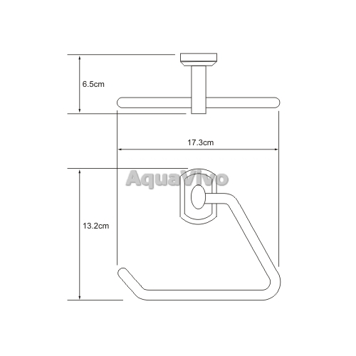 Полотенцедержатель WasserKRAFT Oder K-3061, цвет хром