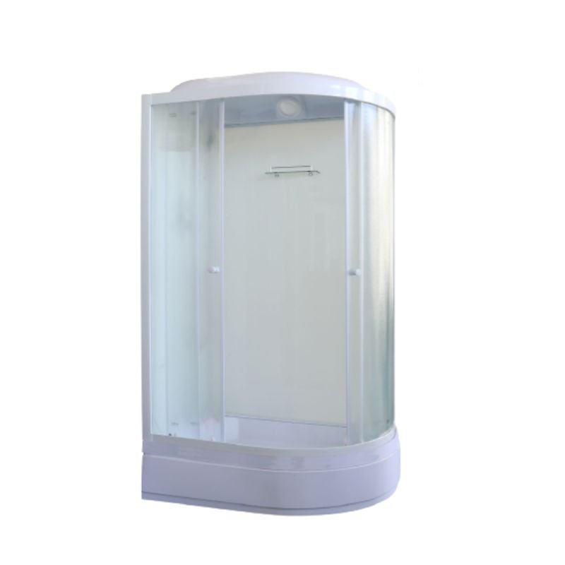 Душевая кабина Parly Bianco BM121L 120x80, левая, стекло матовое, профиль белый