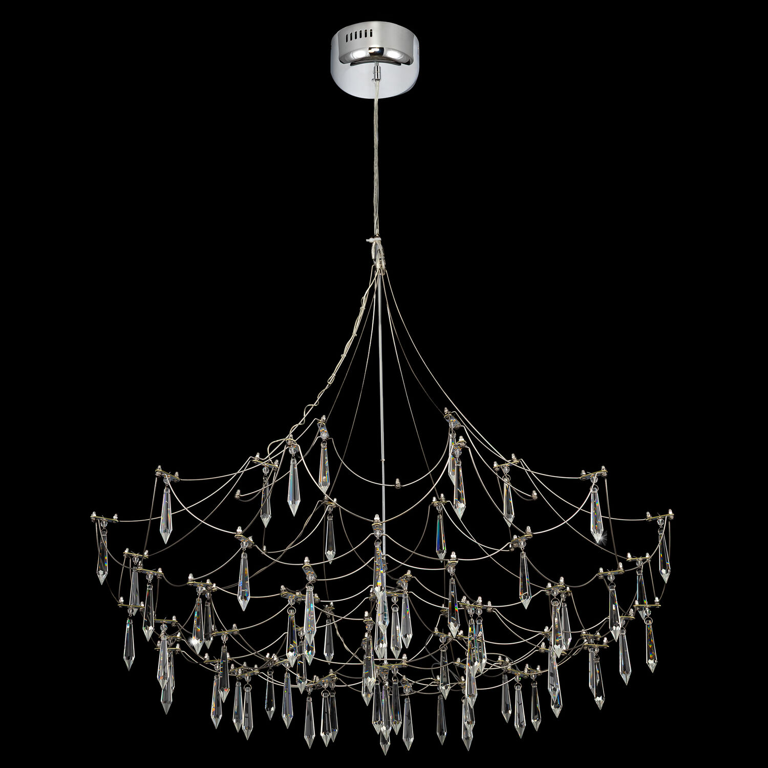 Подвесная люстра Citilux Aster CL208020, арматура хром - фото 1