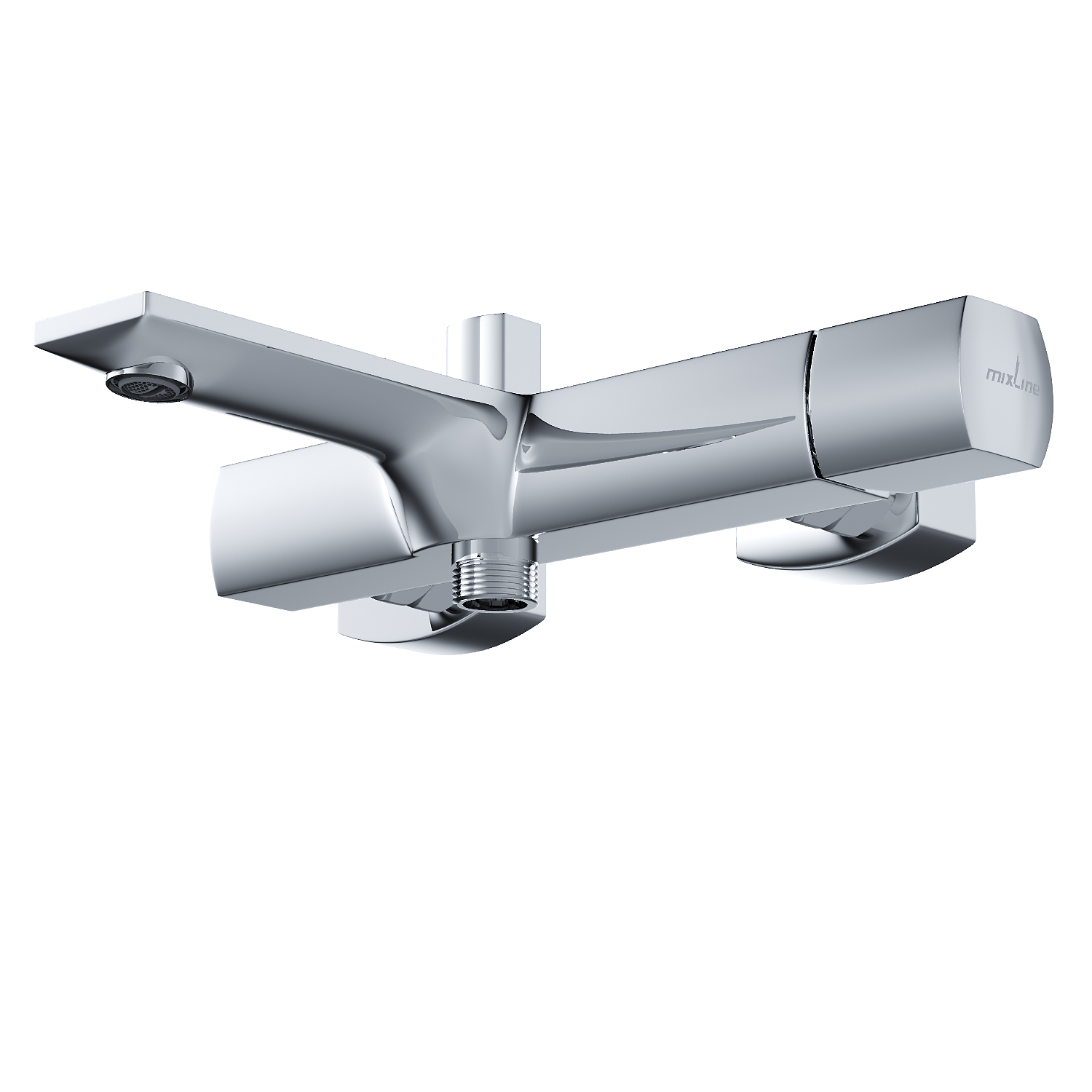 Смеситель Mixline ML27-01 550765 для ванны с душем, цвет хром - фото 1