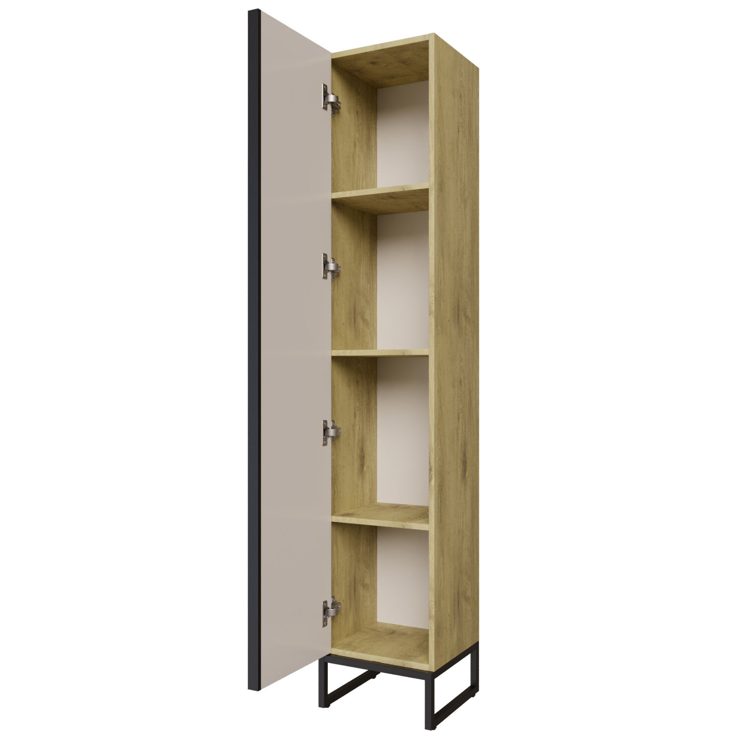 Шкаф-пенал Mixline Окленд 35, левый, цвет дуб мелфорд - фото 1