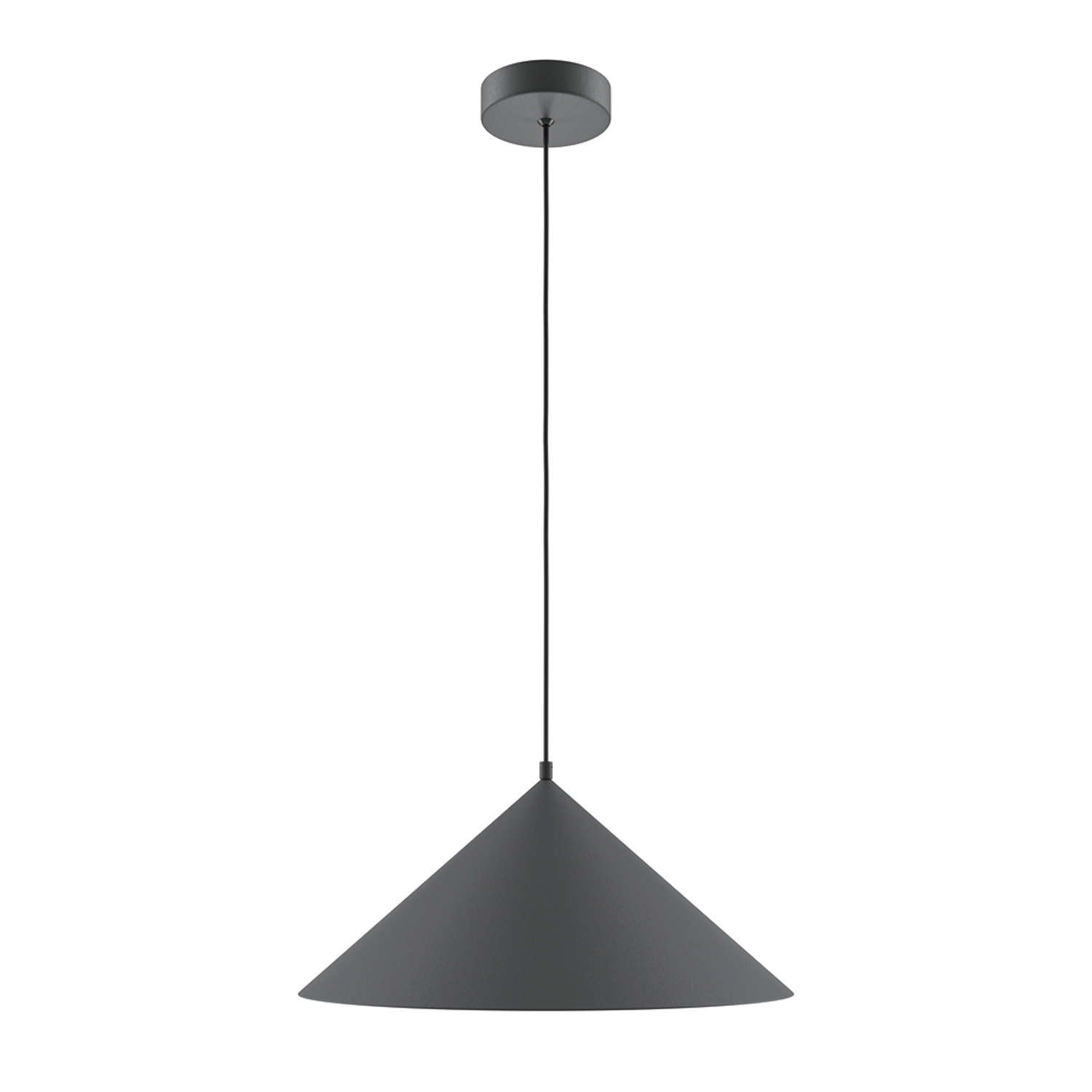 Подвесной светильник Maytoni Basic colors MOD167PL-01B, арматура черная, профиль металл черный