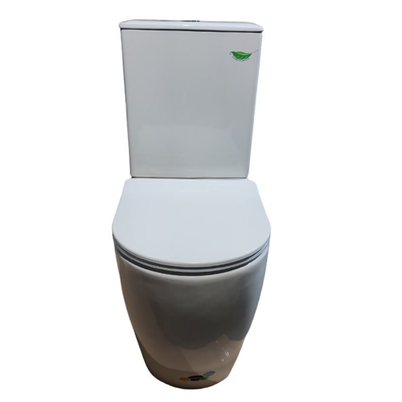 Унитаз-компакт CeruttiSPA Bella CT8709 напольный, безободковый, с сиденьем микролифт, цвет белый