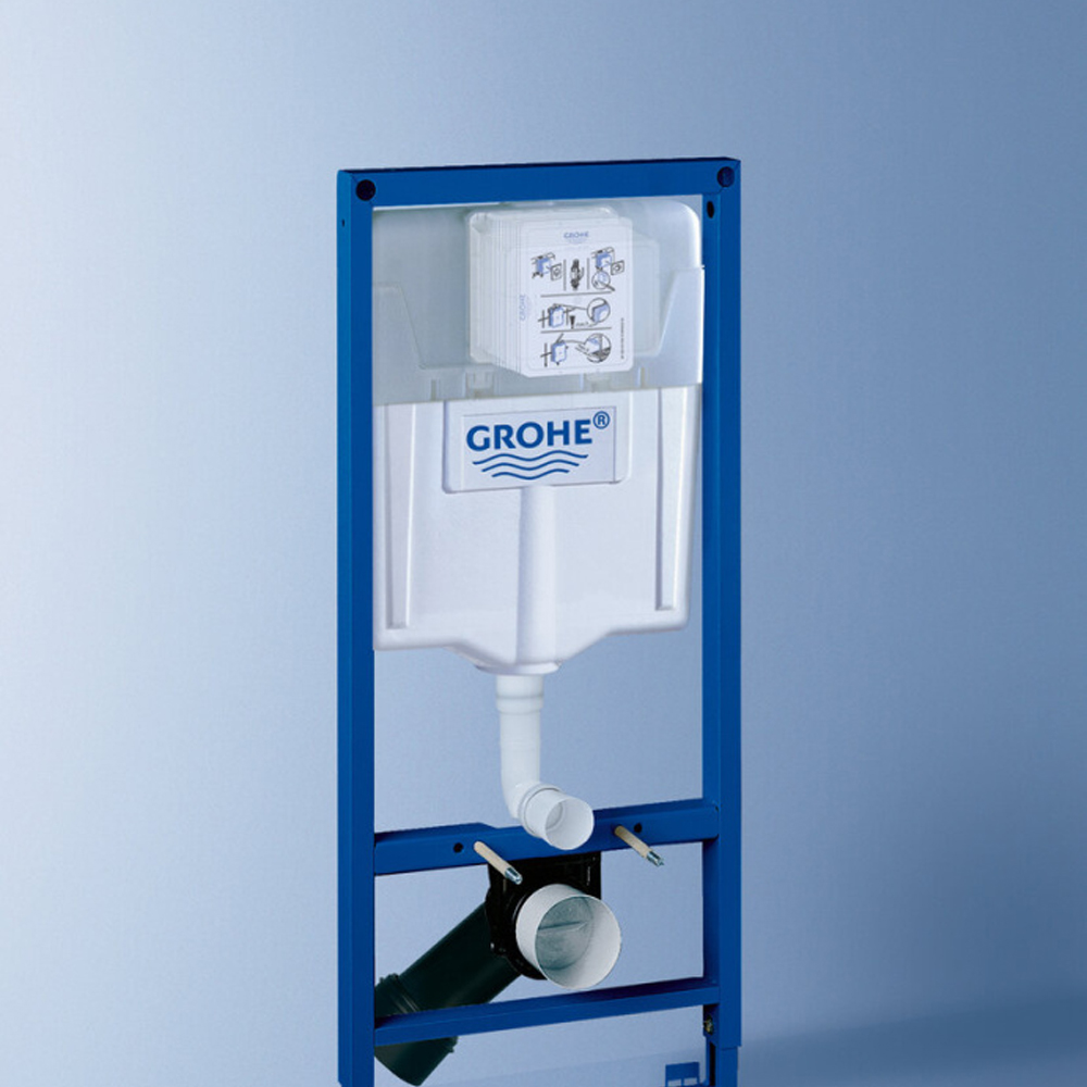 Комплект: Инсталляция Grohe 38929000 кнопка хром+AM.PM X-Joy C851900SC белый унитаз