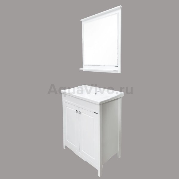 Мебель для ванной Comforty Тбилиси 70, цвет белый - фото 1