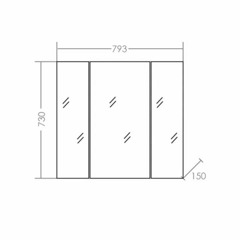 Мебель для ванной Санта Юпитер 80, цвет белый / беленое дерево